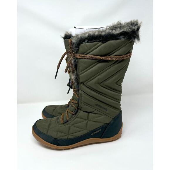 Columbia Women's Minx Mid III Boots, Nori/Persimmon, Size 7.5 - Picture 4 of 7